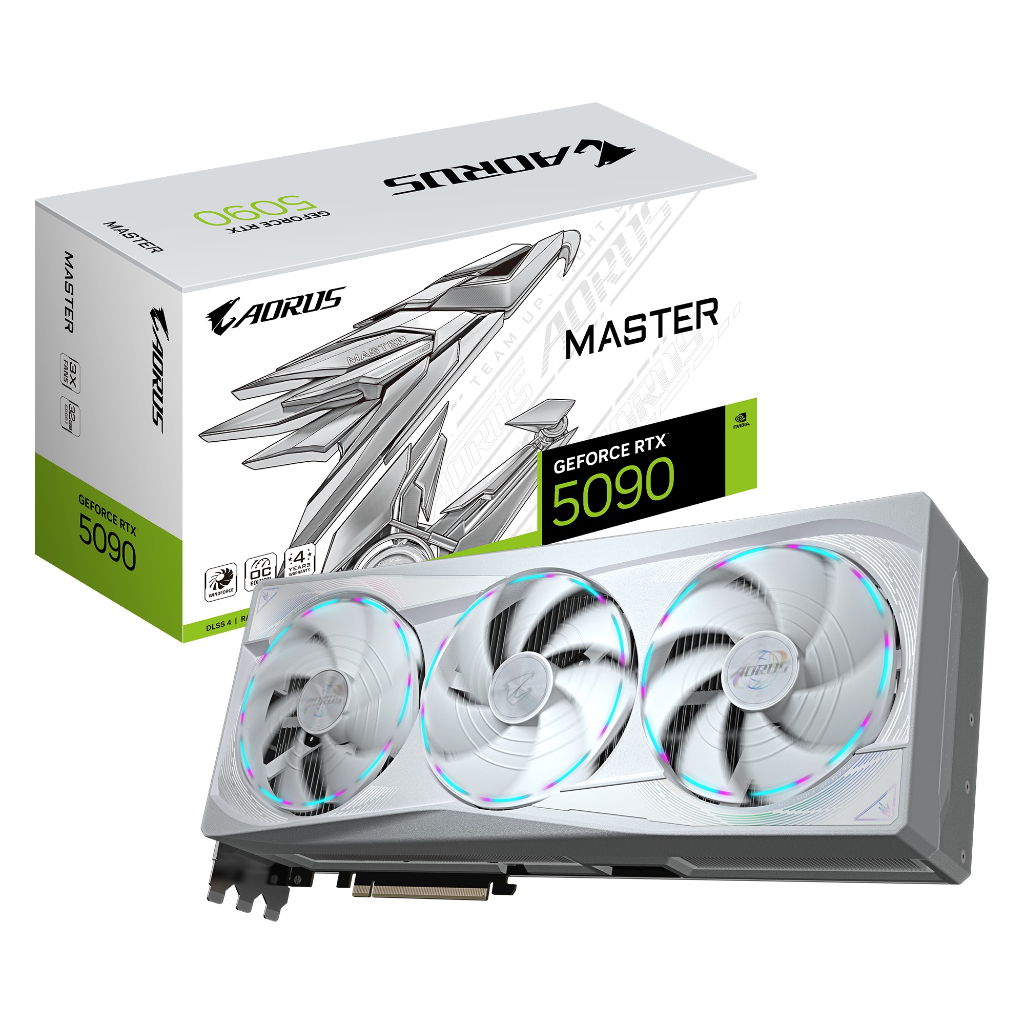 Card màn hình Gigabyte AORUS GeForce RTX 5090 MASTER ICE 32GB GDDR7 (GV-N5090AORUS M ICE-32GD)