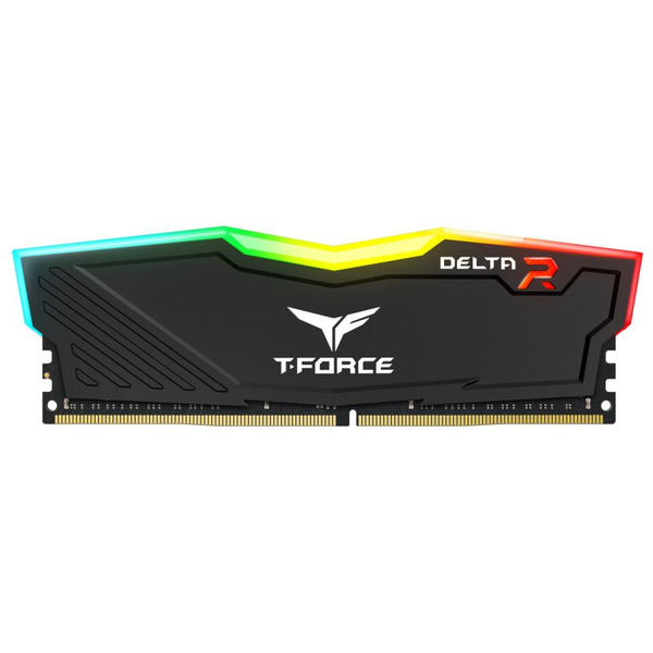 RAM Desktop TeamGroup T-Force Delta RGB 16GB DDR4 3200MHz Black (TF3D416G3200HC16F01)