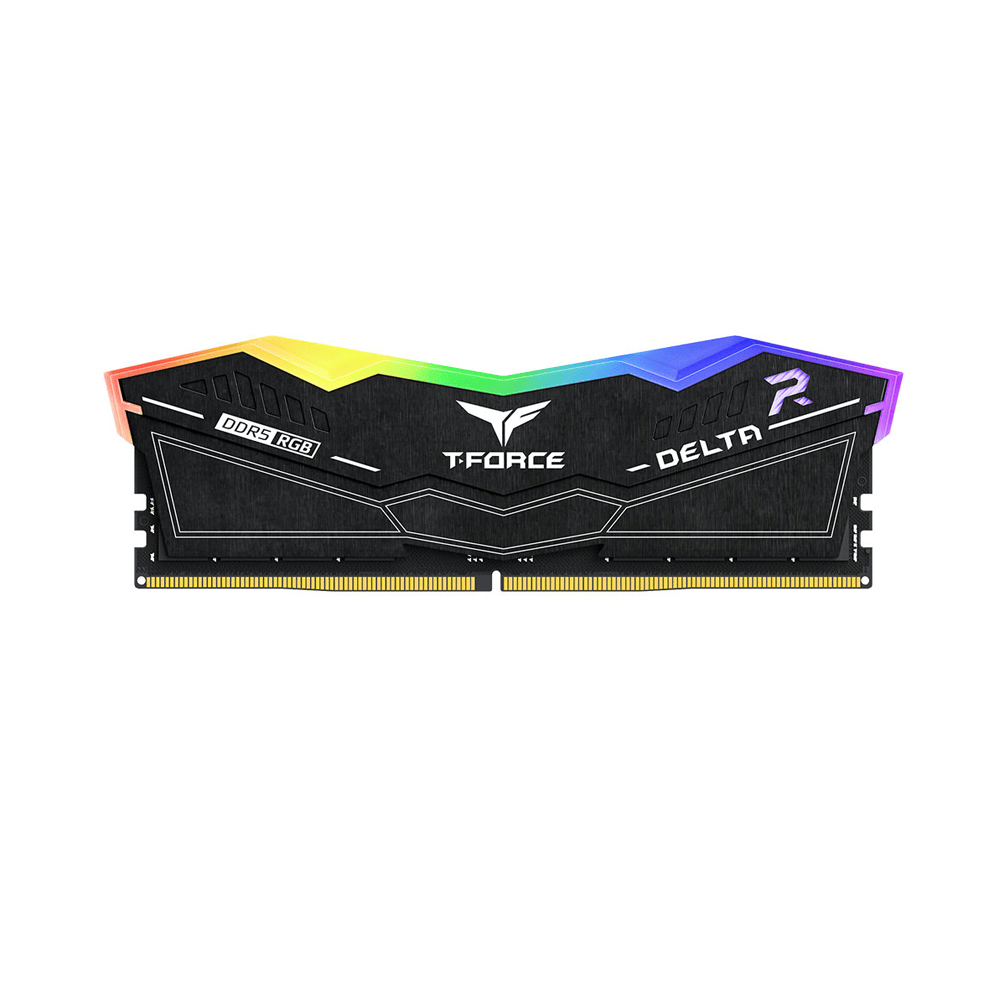 RAM Desktop TeamGroup T-Force Delta RGB 32GB DDR5 6000MHz Black (FF3D532G6000HC38A01)