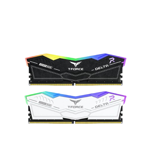 RAM Desktop TeamGroup T-Force Delta RGB 32GB (2x16GB) DDR5 6000MHz Black/White (FF3D532G6000HC38A-DC01 / FF4D532G6000HC38A-DC01)
