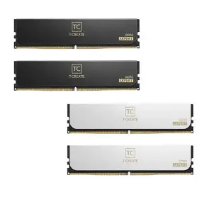 RAM Desktop TeamGroup T-Create Expert 96GB (2x48GB) DDR5 6400MHz Black/White (CTCED596G6400HC32ADC01 / CTCWD596G6400HC32ADC01)