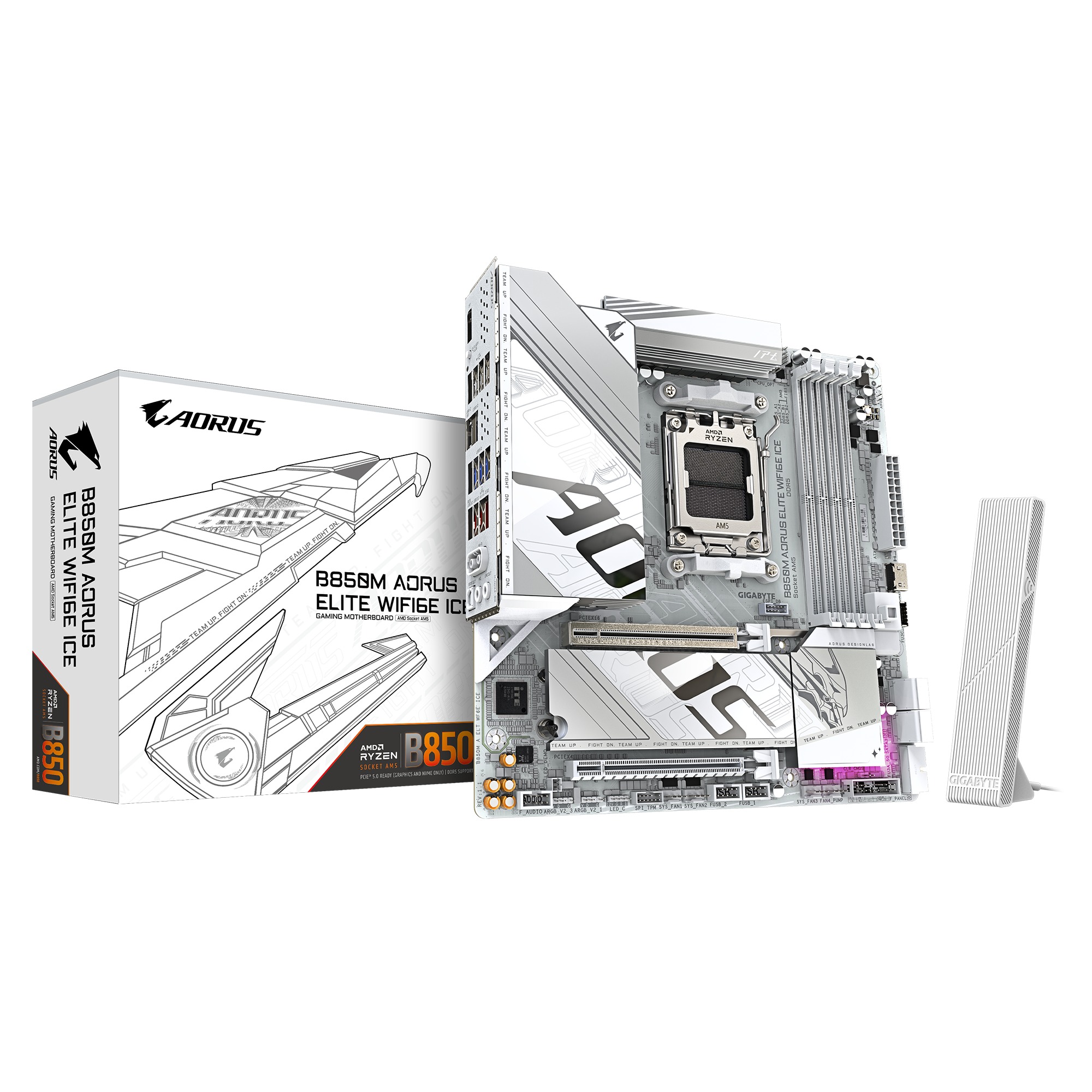Mainboard Gigabyte B850M AORUS ELITE WIFI6E ICE (B850M AORUS ELITE WIFI6E ICE)