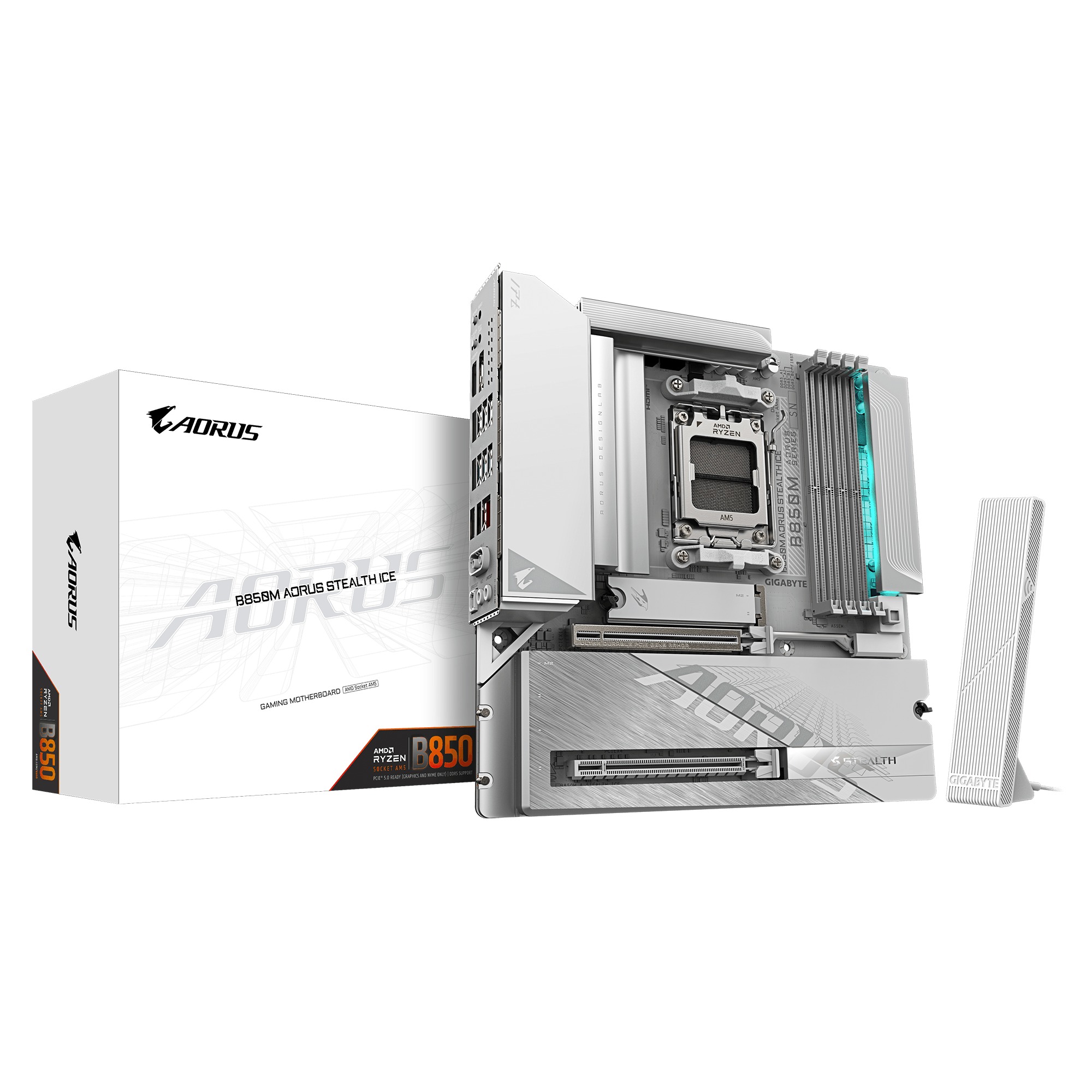 Mainboard Gigabyte B850M AORUS STEALTH ICE (B850M AORUS STEALTH ICE)