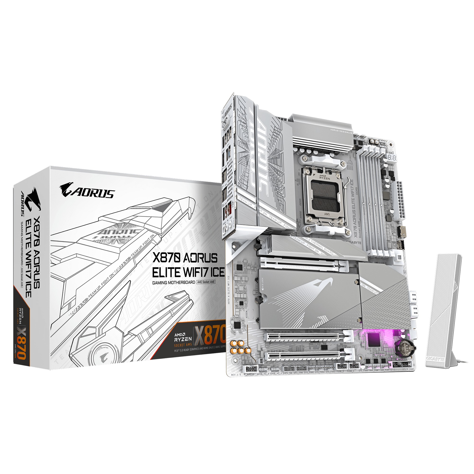 Mainboard Gigabyte X870 AORUS ELITE WIFI7 ICE (X870 AORUS ELITE WIFI7 ICE)