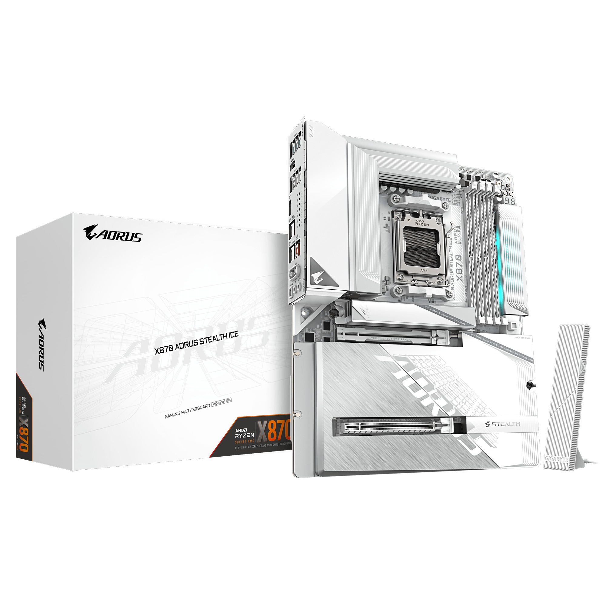 Mainboard Gigabyte X870 AORUS STEALTH ICE (X870 AORUS STEALTH ICE)