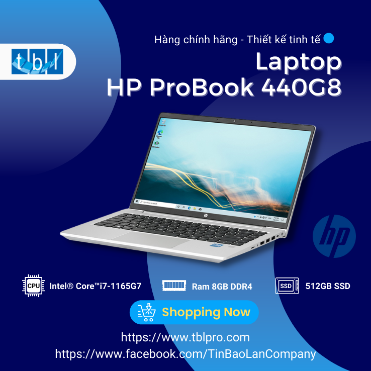Laptop HP ProBook 440 G8 i7-1165G7 8GB RAM 512 GB SSD