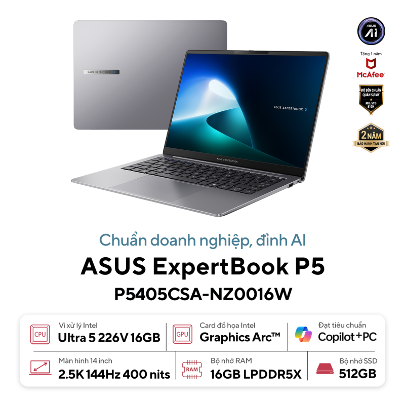 Laptop ASUS ExpertBook P5405CSA-NZ0017W